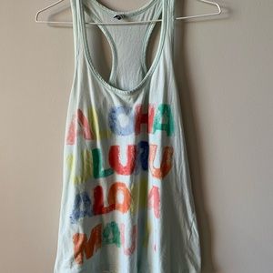 Cute aloha tank